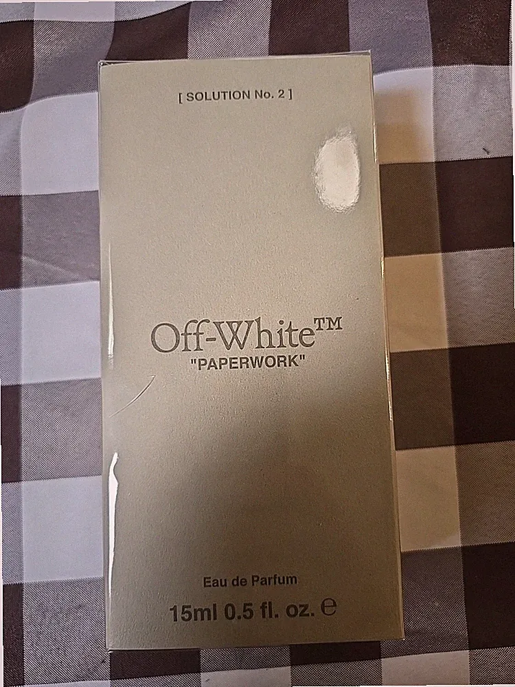 Off-White Solution No. 2 Eau de Parfum EDP Perfume Travel Spray 0.5oz 15 ml NIB