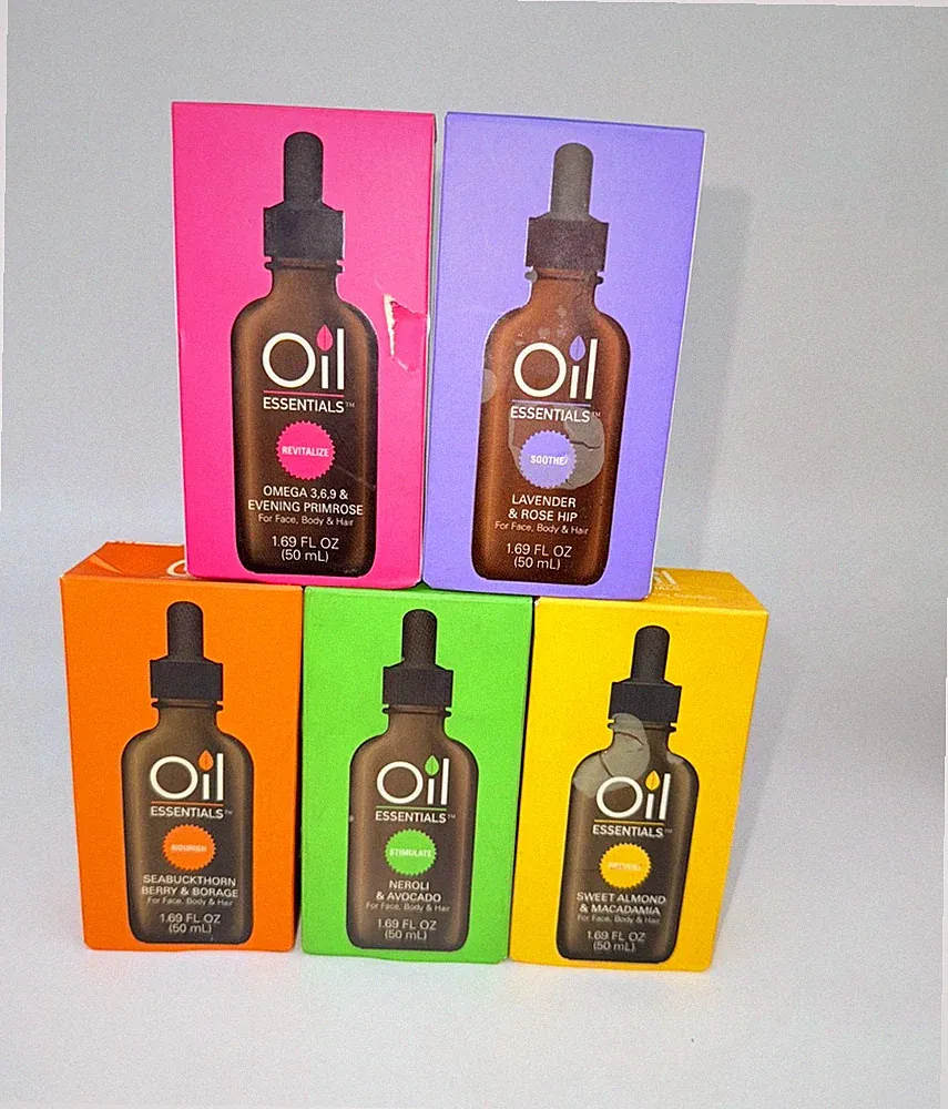 Oil Essentials Face, Body and Hair Oil (choose your scent) New