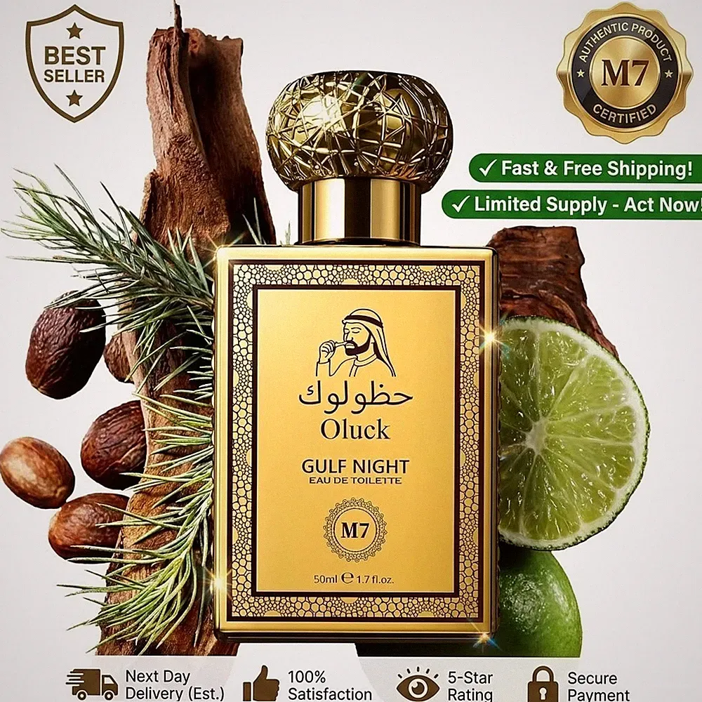 Oluck Perfume M7 (Gulf Night) Cologne for Women & Men, Lemon Pineapple Nutmeg Ce