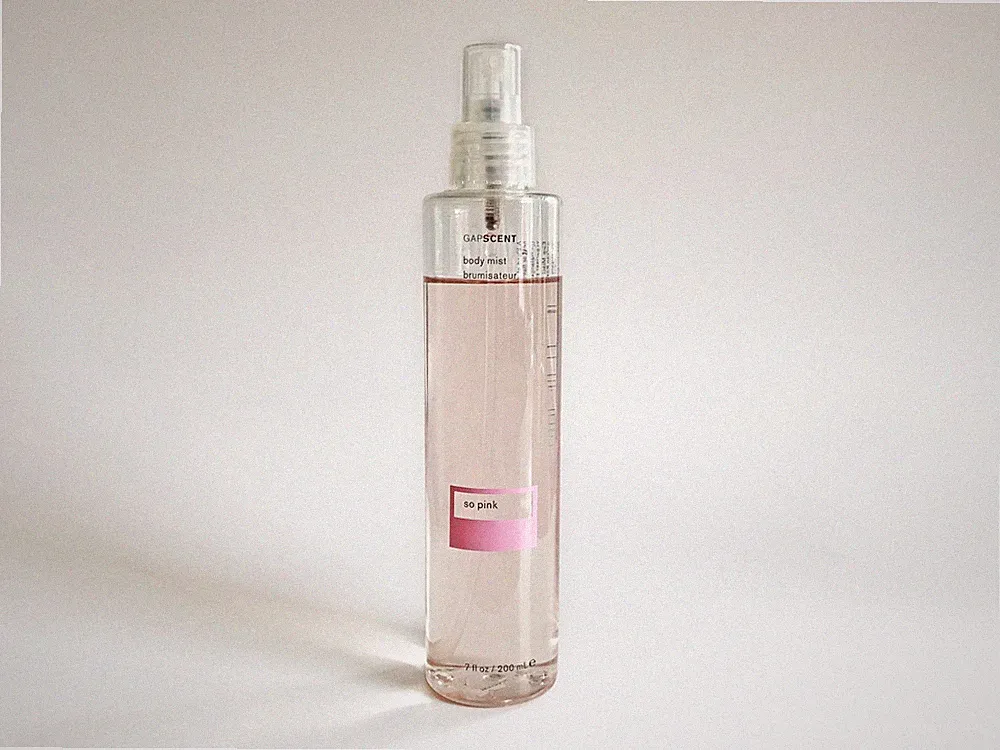 Open Bottle - ca. 2002 Gap Scent So Pink Body Mist 7-oz Bottle, 80-85% full
