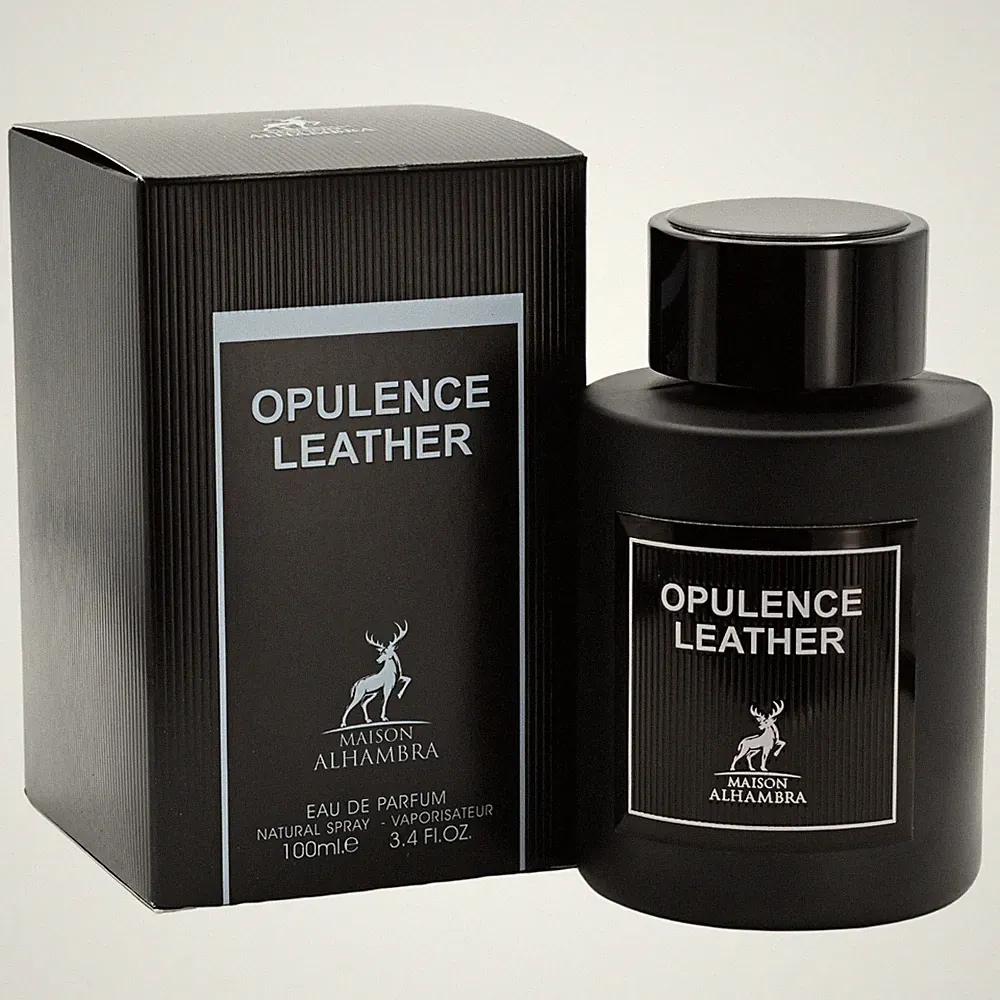 Opulence Leather by Maison Alhambra cologne men EDP 3.3 / 3.4 oz New in Box