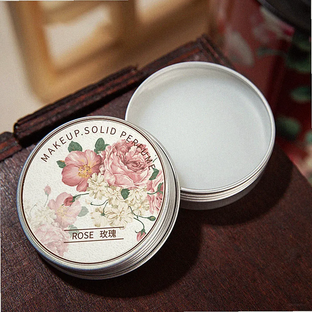 Oriental Aesthetics Solid balm perfume Tin Jar Fragrance Natural Travel Size 22g