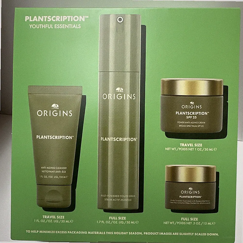 Origins Plantscription Essentials Skincare 4 Pcs Gift Set NEW🌸