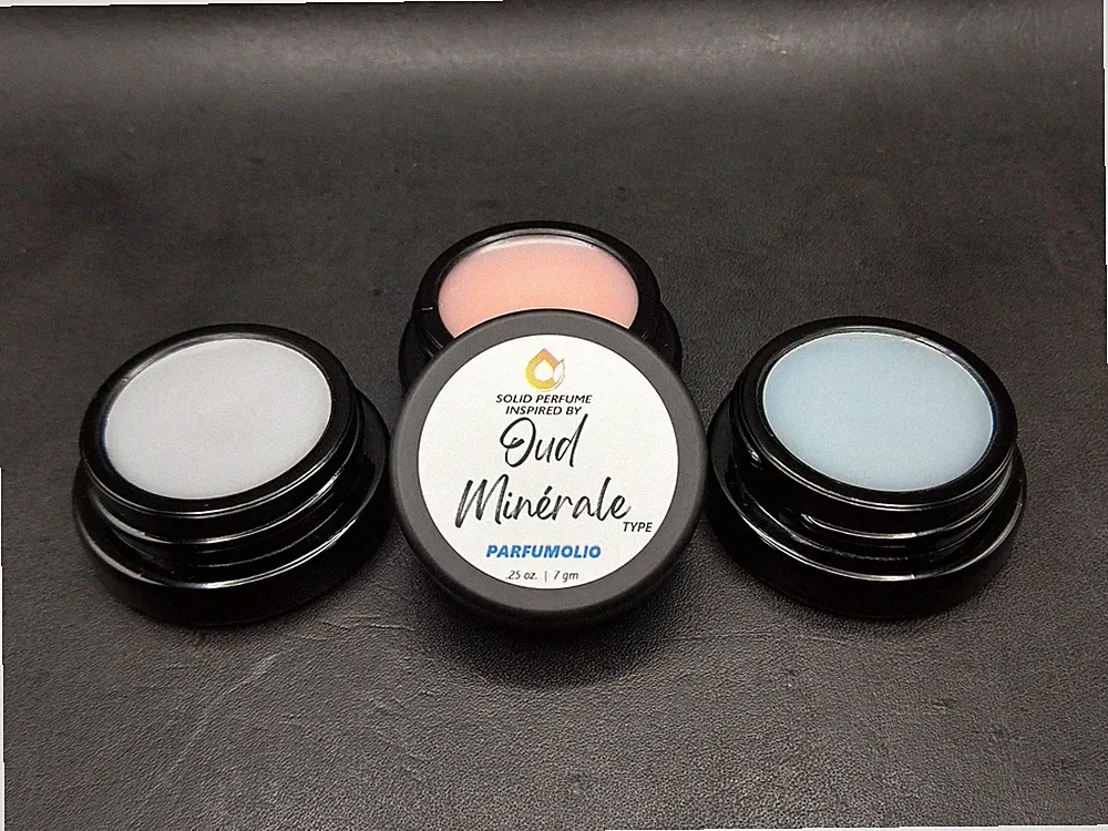 OUD MINERALE type Solid Perfume Impression - Fragrance Body Oils - 7gm - Unisex