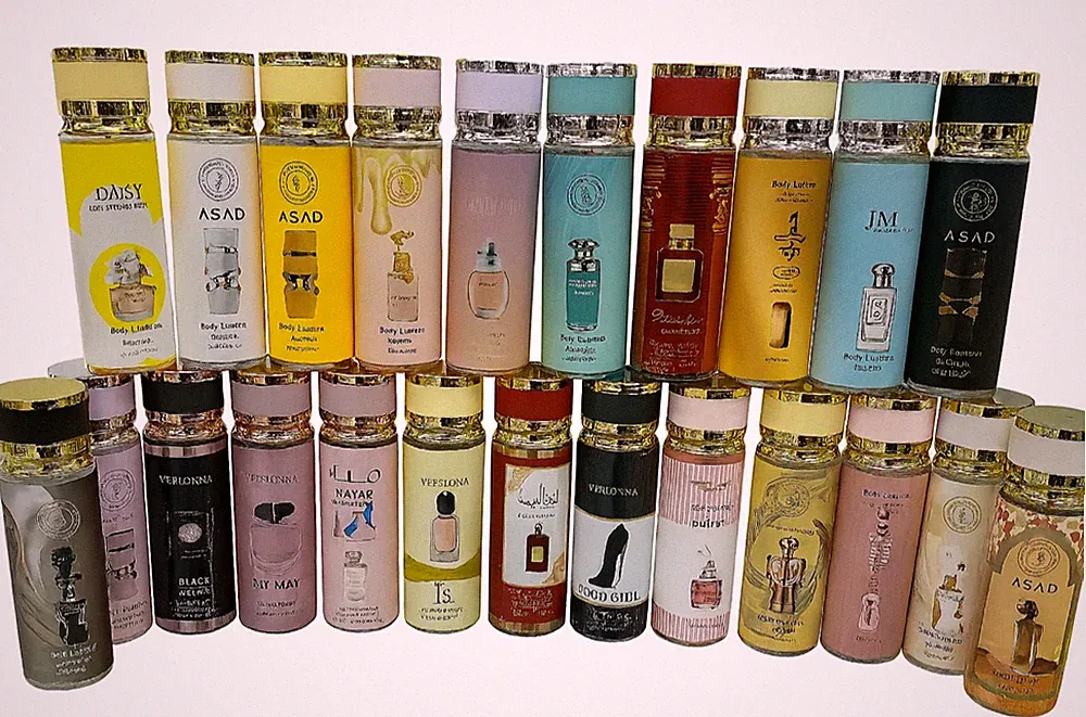 Pack of 5 Assorted Perfume Body Mists 8.4 fl oz | Long Lasting Fragrance Spray