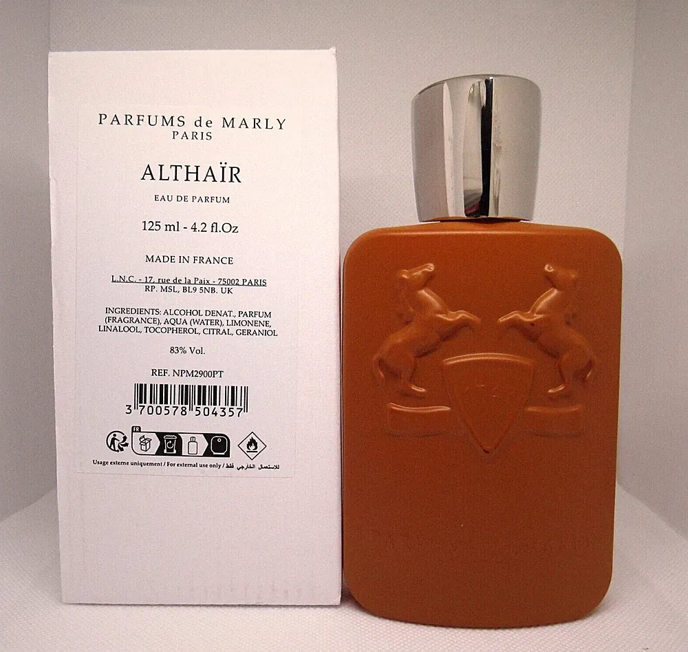 Parfums De Marly Althair Eau de Parfum 4.2oz/125ml Tester 100% AUTHENTIC New Box
