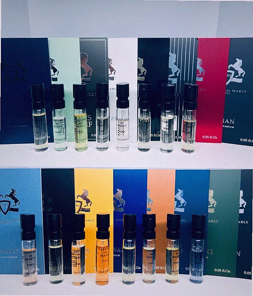 Parfums De Marly Men Perfume Collection Sample Vials Spray 16pc Set