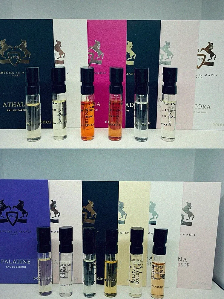 Parfums De Marly Perfume FEMININE DISCOVERY Sample Spray 12pc Set