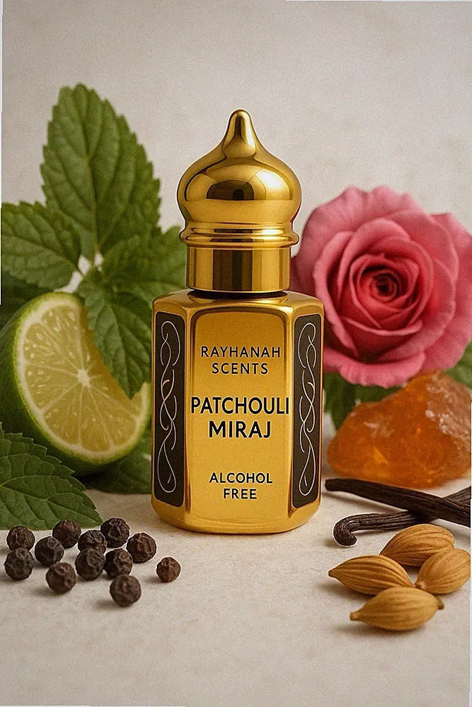 Patchouli Miraj Perfume Oil Alcohol Free Arabian Attar Stick 12ml