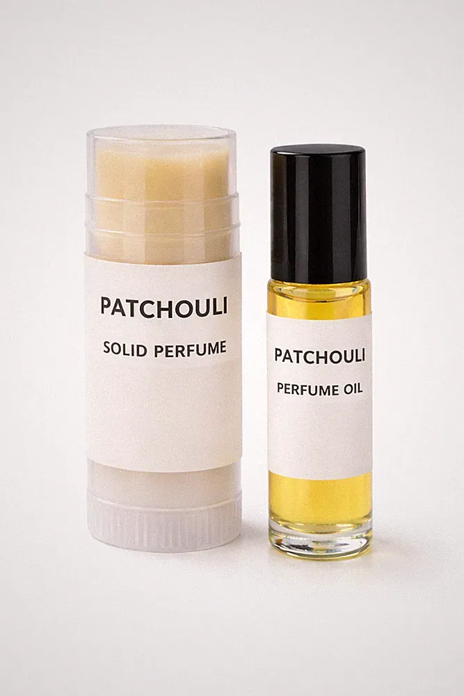 Patchouli Solid Perfume & Perfume Body Oil Set