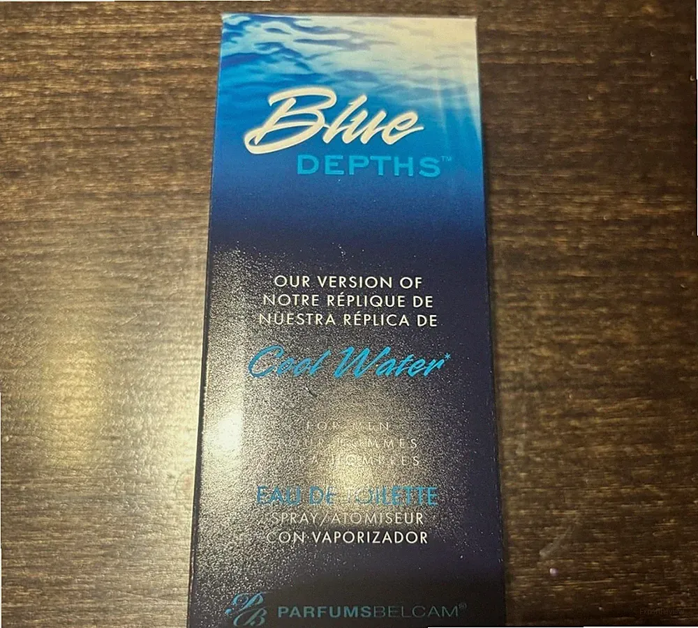 PB ParfumsBelcam Blue Depths Eau de Toilette Fragrance Spray 3.4 Fl Oz. I THINK