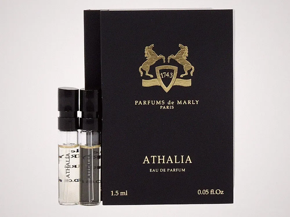PDM PARFUMS DE MARLY ATHALIA EDP 1.5ml .05fl oz x 2 COLOGNE PERFUME SAMPLES