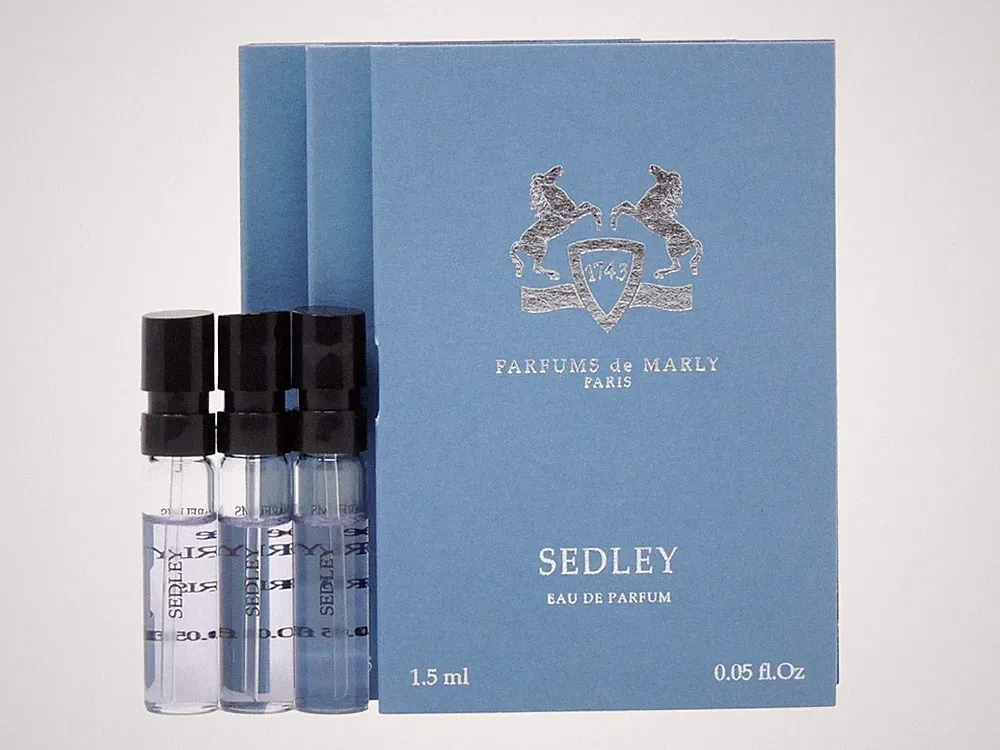 PDM PARFUMS DE MARLY SEDLEY EDP 1.5ml .05fl oz x 3 COLOGNE PERFUME SAMPLES
