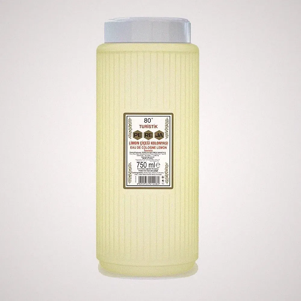 Pereja Lemon Cologne 750ml Turkish Eau De Cologne Fresh Lemon Scent