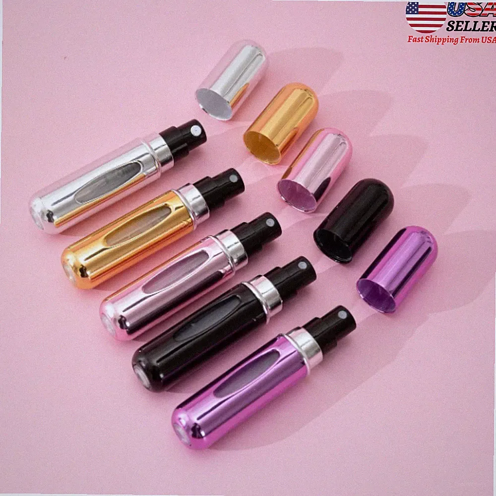 Perfume Atomizer Bottle Travel Portable Mini Refillable Scent Pump Spray 5ML/1pc
