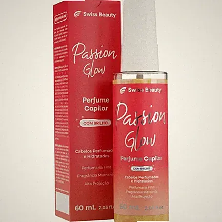 Perfume Capilar Passion Glow 60ml - Fragrância Inspirada em Trésor Lancôme