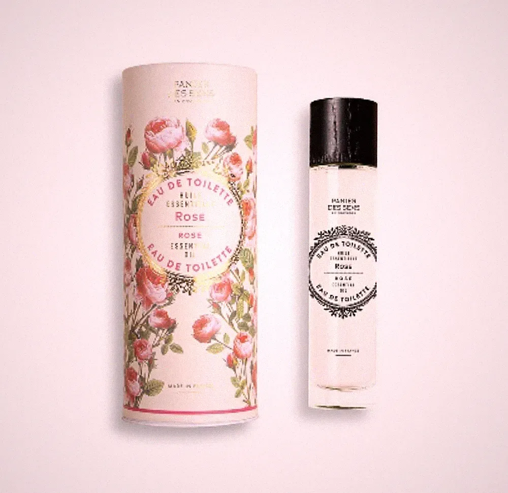 Perfume for women Eau de Toilette Rose-Panier des Sens-50 ml-Exp 12/2027-France