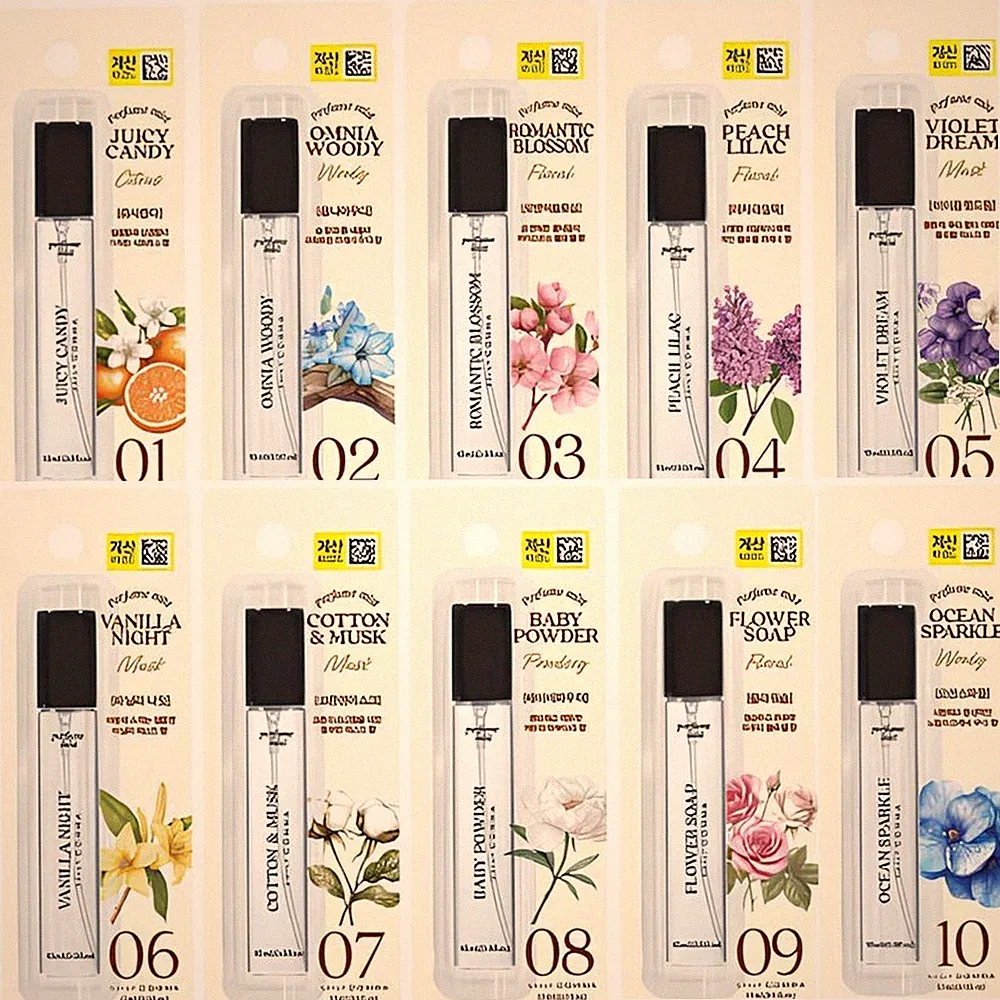 Perfume Mist 4 Pack, Long-Lasting Body & Fabric Spray,Travel-Friendly Fragrance