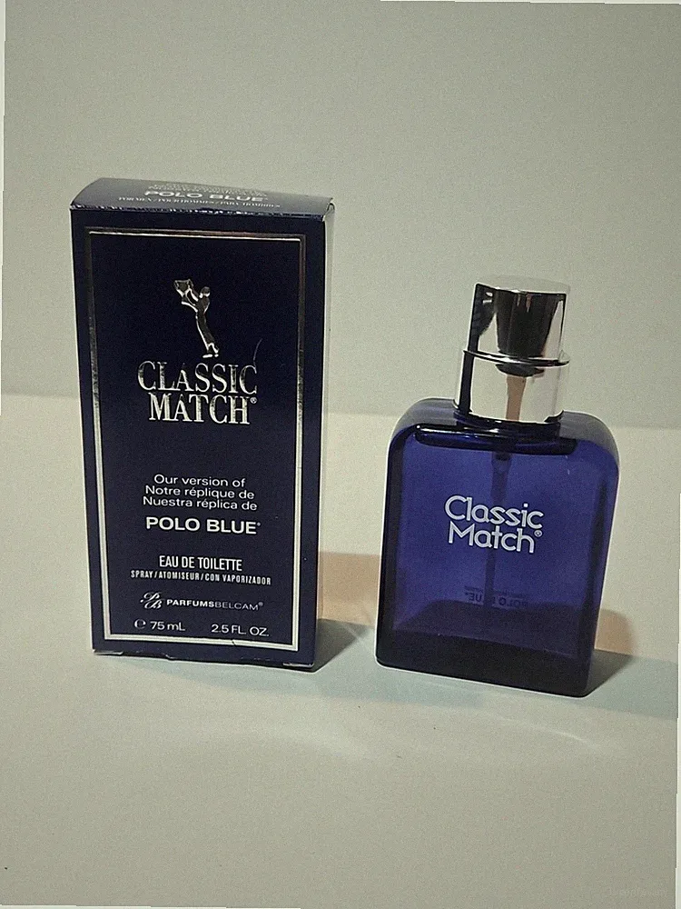 Perfume Polo Blue Classic Match, Version of a Signature Designer Spray 2.5 Fl oz