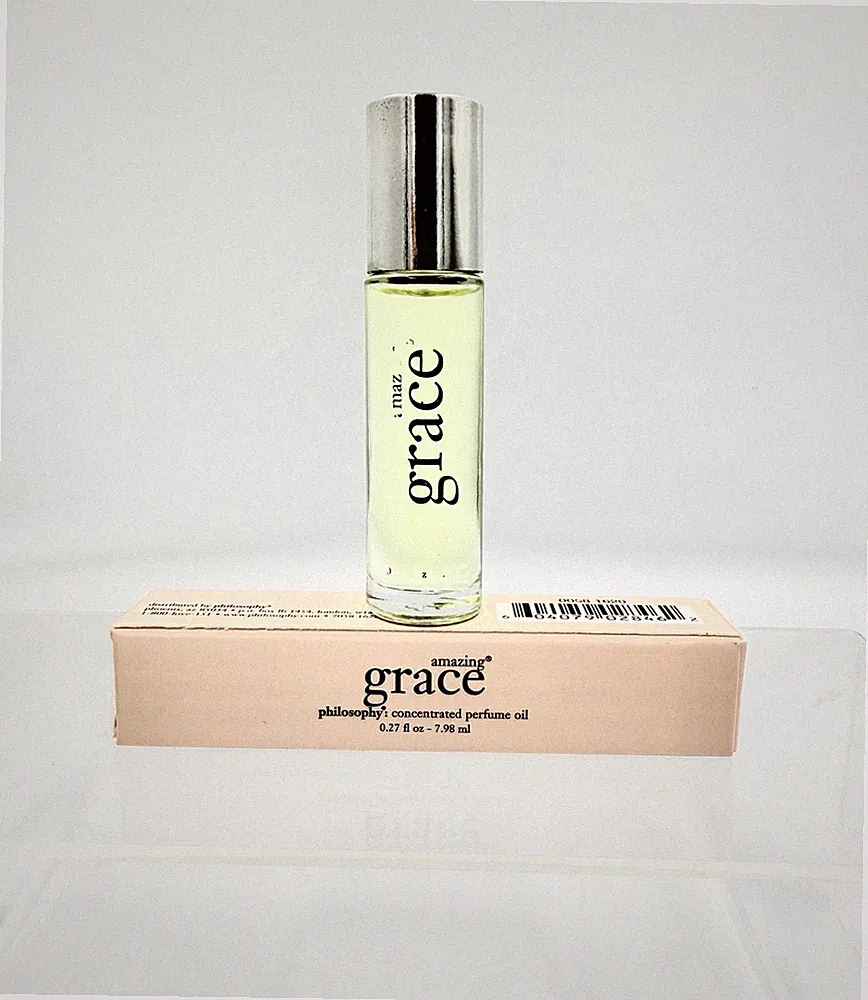 Philosophy Amazing Grace Concentrated PERFUME OIL Roll On .27 oz New/Box