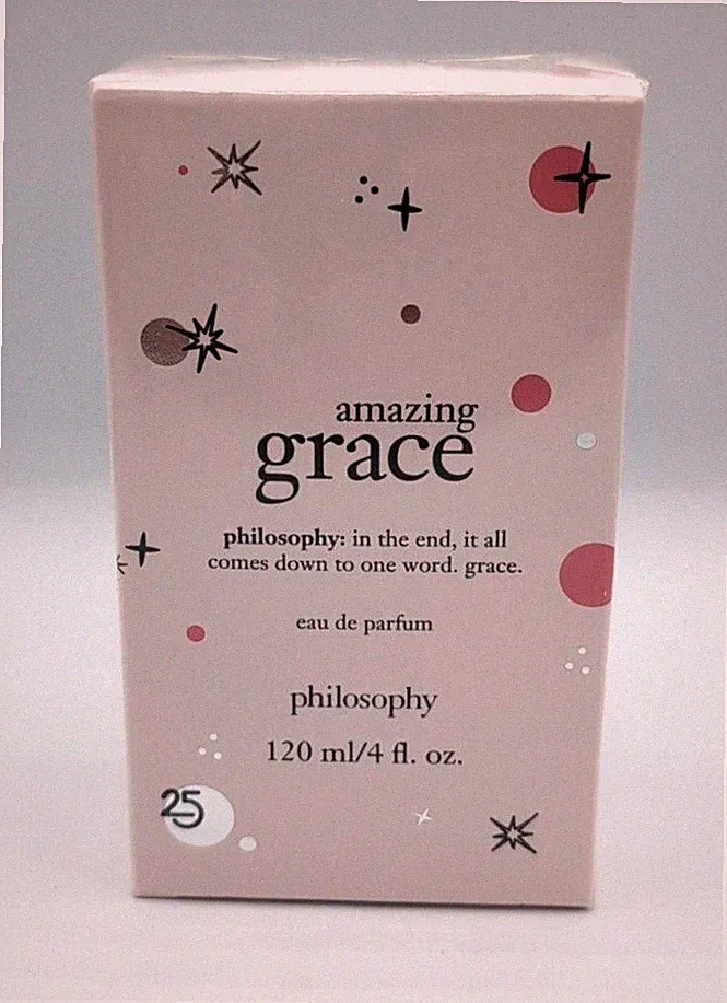 Philosophy Amazing Grace Eau de Parfum Perfume 4 Ounce Oz 25th Anniversary Seale