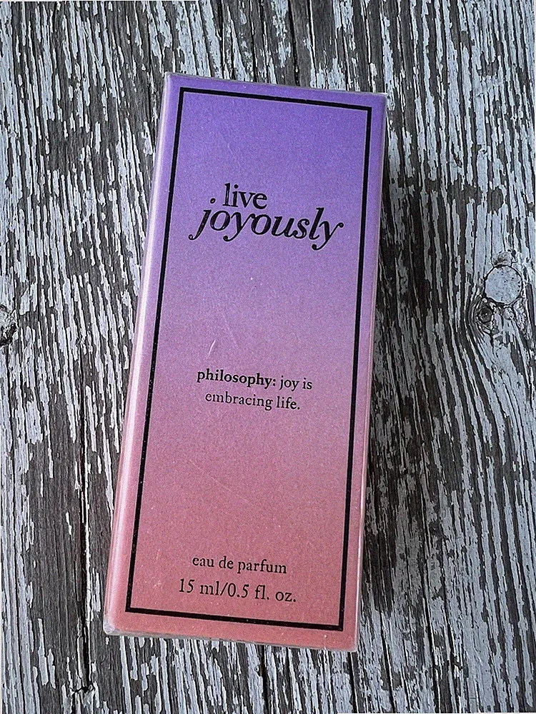 Philosophy LIVING JOYOUSLY EDT Perfume 0.5oz/15ml Travel Size