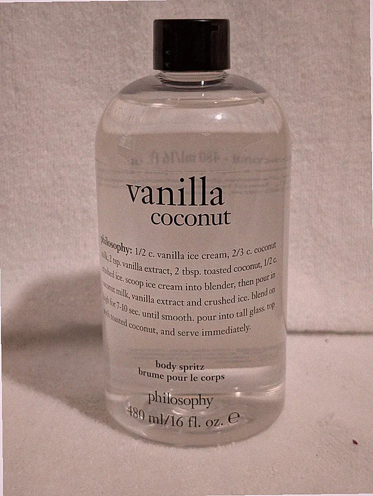 Philosophy Vanilla Coconut Body Spritz Fragrance Spray 16 oz New Sealed