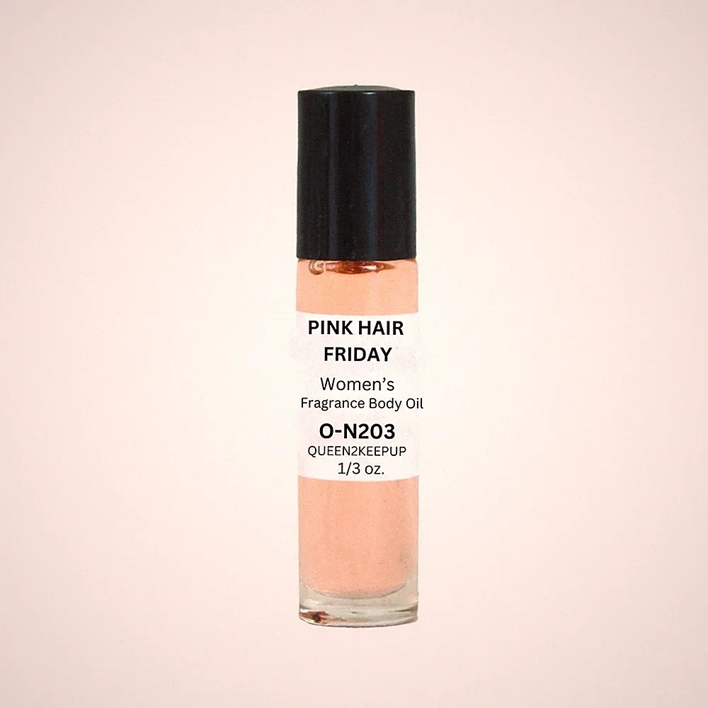 Pink Hair Friday (Women) Body Oil 10 ml Fragrance All Natural 1/3 oz Roll-On