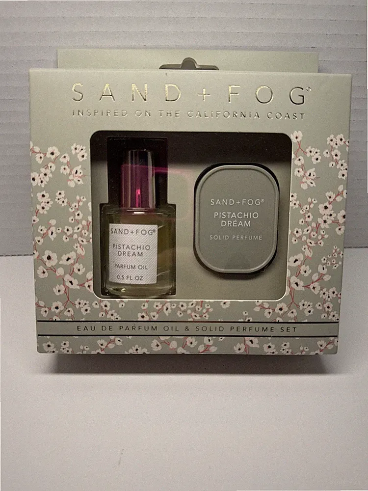 PISTACHIO DREAM PERFUME OIL ROLLERBALL & SOLID PERFUME SET- GOURMAND COLLECTION