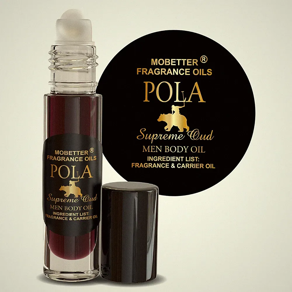 Pola Supreme Oud Cologne for Men (10ml Roll On) Mobetter Fragrance Oils