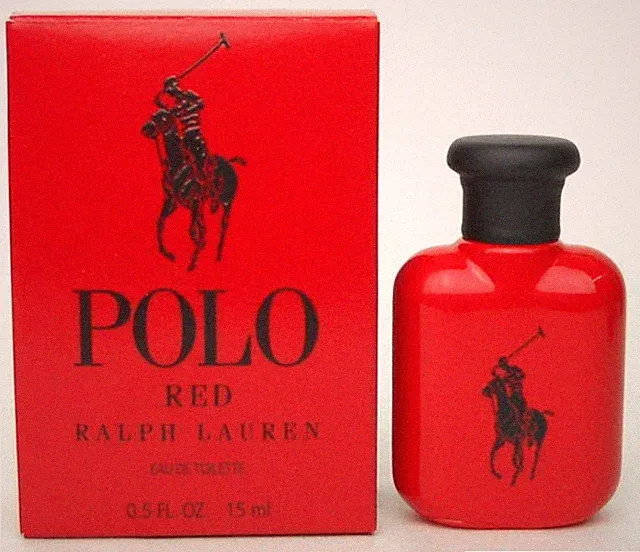 Polo Red Cologne Perfume Ralph Lauren 0.5 oz 15 ml EDT Splash For Men New Boxed