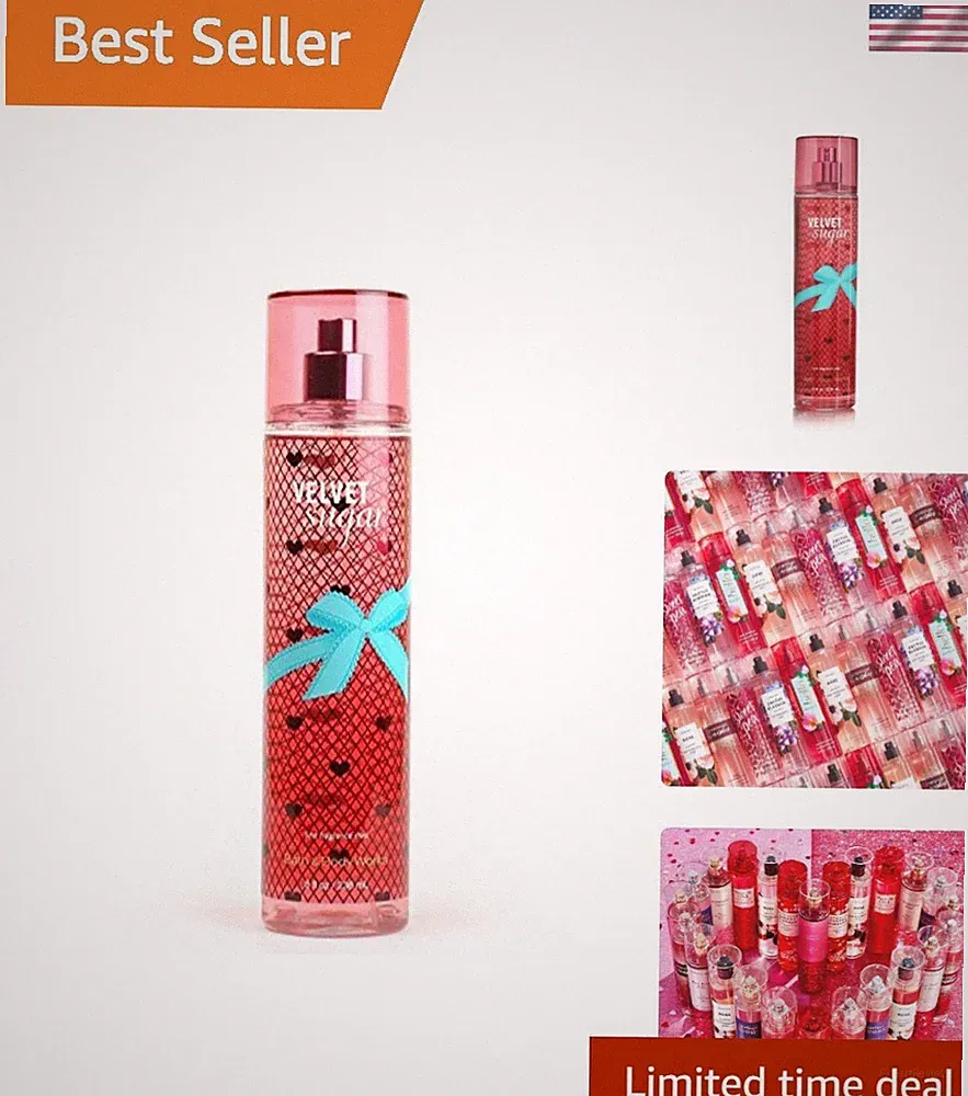 Portable Velvet Sugar Fine Fragrance Mist 8 Oz - Refreshing Travel Essential