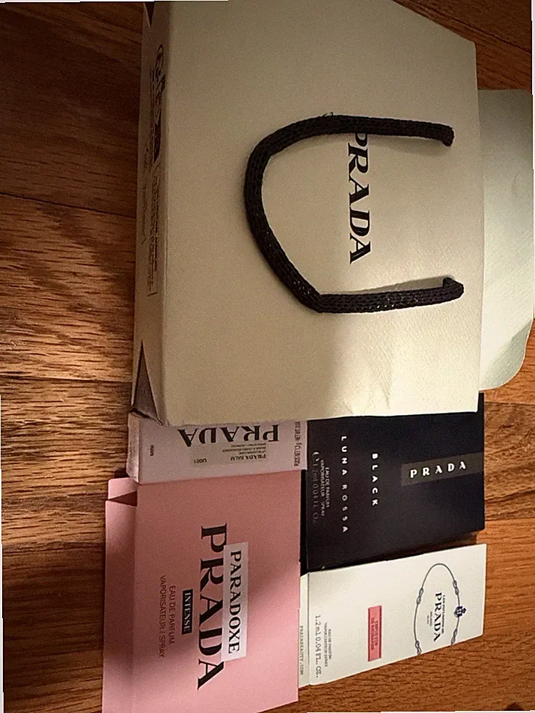 Prada Gift Bag Lip balm Perfume Samples