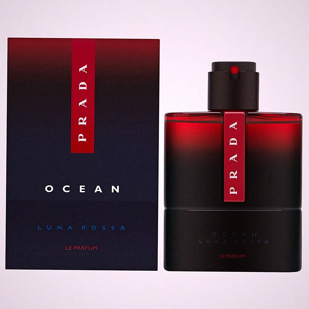 Prada Luna Rossa Ocean for Men 3.3 oz Le Parfum Rechargeable Refillable Spray