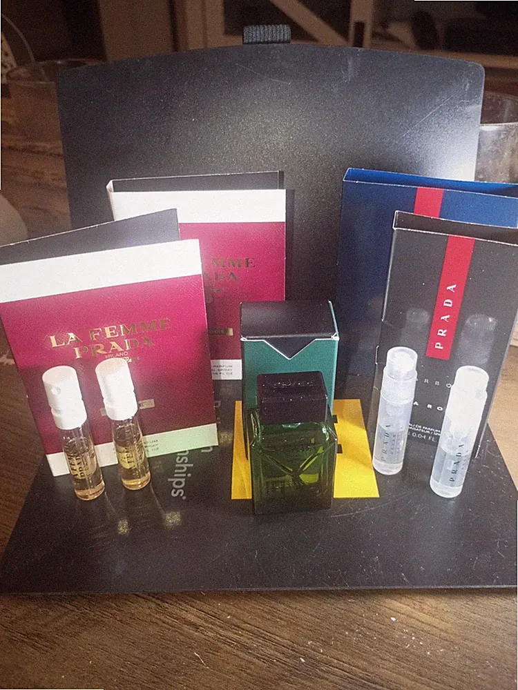 PRADA Mixed Travel Size Perfume Eau de Parfum 0.23 FL.OZ 7 ML New In Box