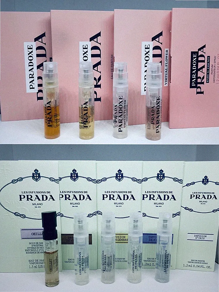 PRADA Perfume Sample Vials Spray 0.04oz/1.2ml - Choose Your Scent
