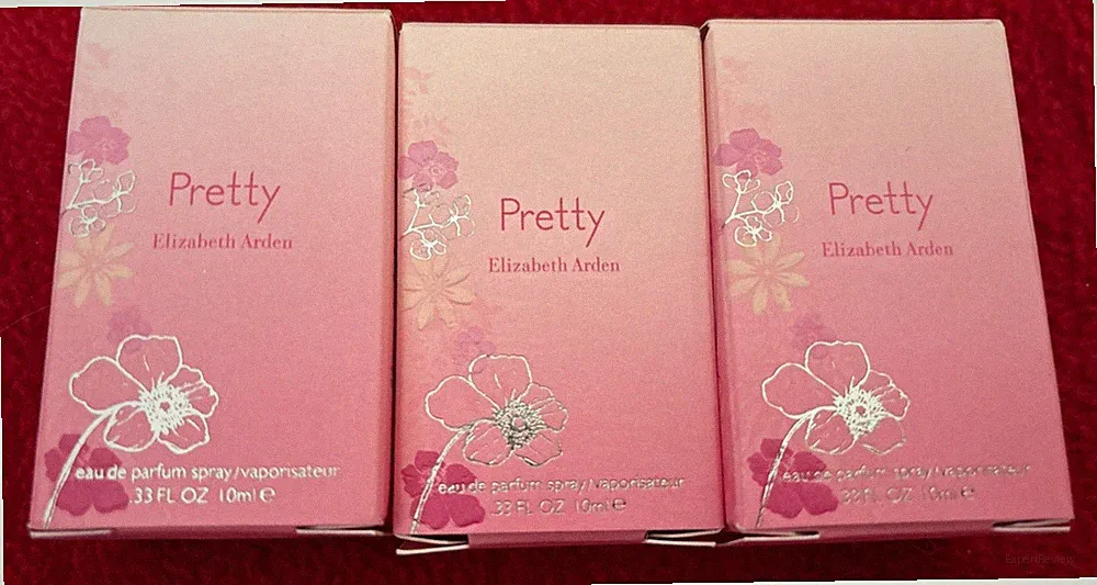 * PRETTY * Elizabeth Arden .33oz/10ml edp Perfume Women -Lot of 3 Travel Size