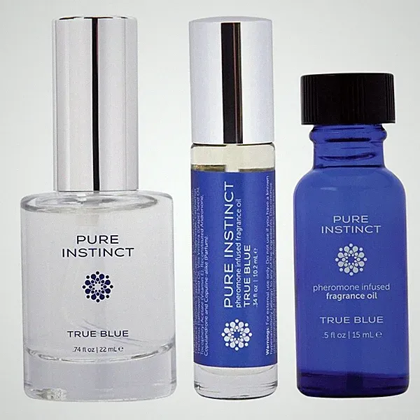 PURE INSTINCT Pheromone Perfume Oil - True Blue - Roll-On/Bottle/Spray