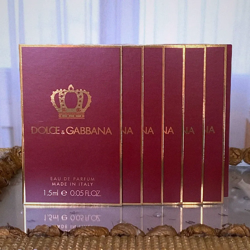 Q Eau de Parfum by Dolce&Gabbana 1.5ml Women's perfume sprays pack of 6