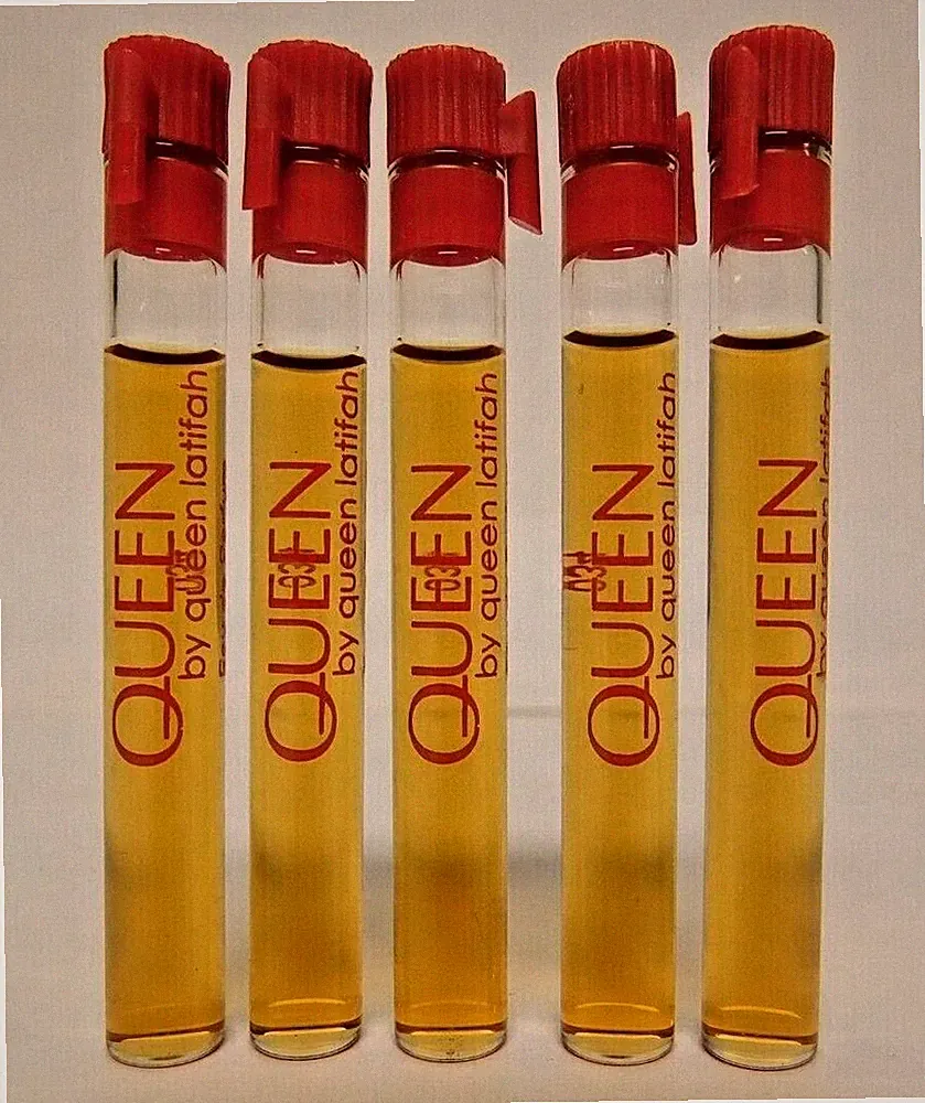 Queen by Queen Latifah Eau de Parfum (Perfume) 5 Travel Bottles .05 Fl Oz/Bottle