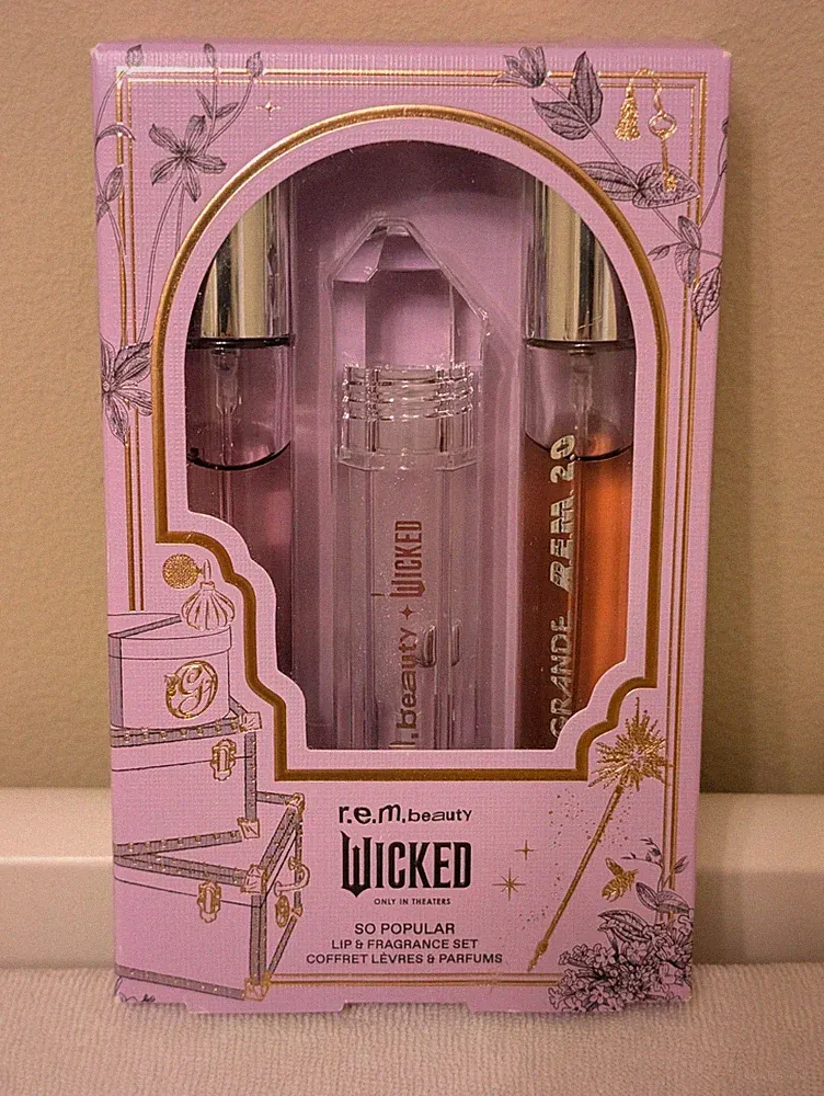 r.e.m. beauty x Wicked rem so popular ph lip oil & fragrance 3 pc set New