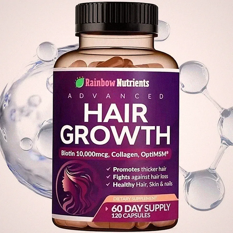 Rainbow Nutrients Advanced Hair Growth-Promote Hair Growth and Prevent Hair Loss