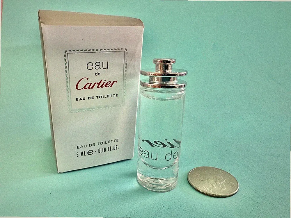 RARE CARTIER EAU DE CARTIER EAU DE TOILETTE COL0GNE FRAGRANCE