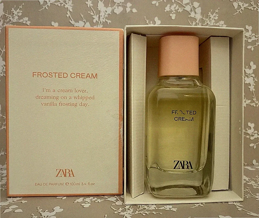 RARE! Zara Frosted Cream Eau De Parfume/Perfume 3.4oz New In Box Discontinued