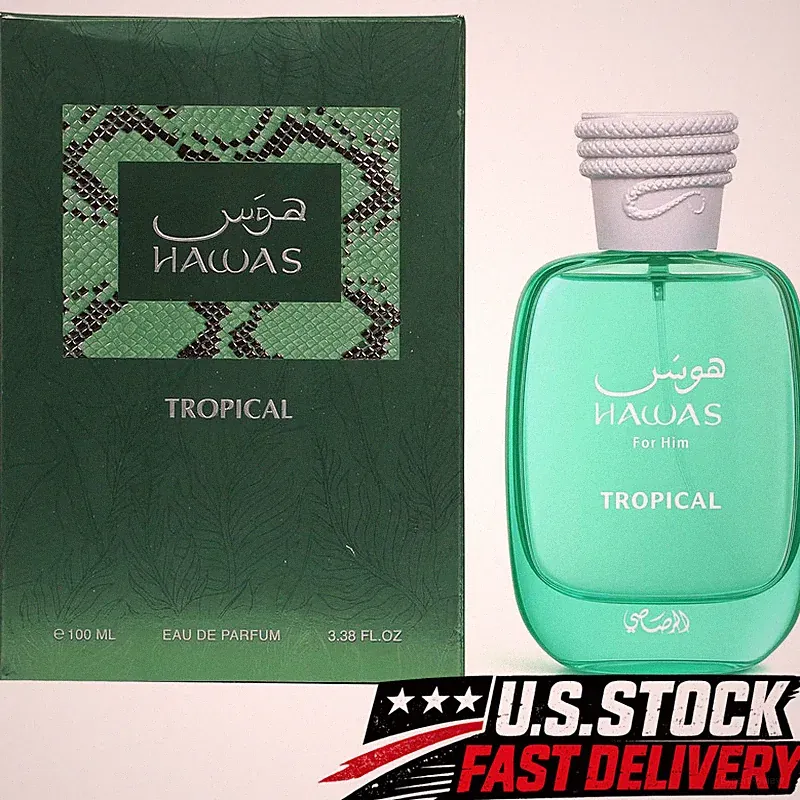 Rasasi Hawas Tropical For Him EDP 100ml 3.4oz Fresh Fruity Cologne
