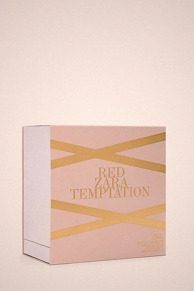 RED ZARA TEMPTATION EDP + HAIR MIST LIMITED EDITION 2X50ML (1.7 FL. OZ) NEW