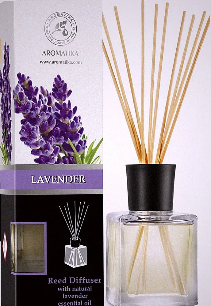Reed Diffuser with Natural Essential Oil Lavender 6.8 Fl Oz - Scented Reed Diffu