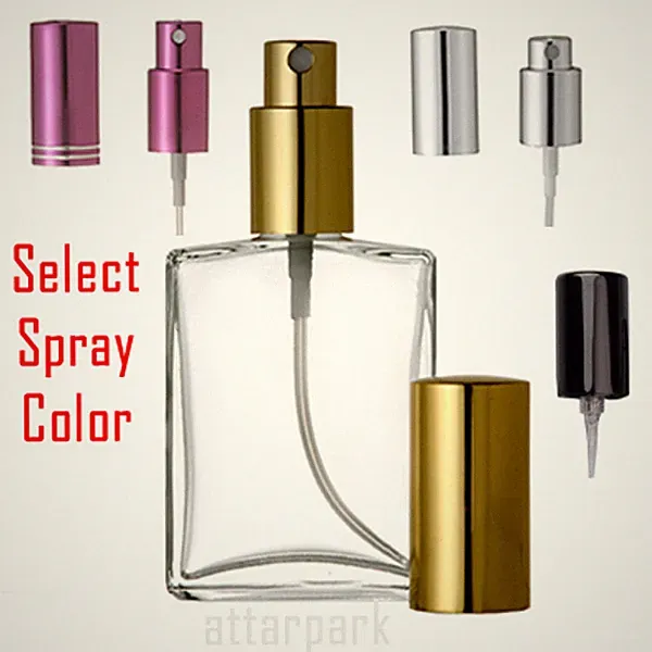 Refillable Travel Perfume Glass Bottle With Spray/Atomizer 1oz/ 2 oz/ 100ML