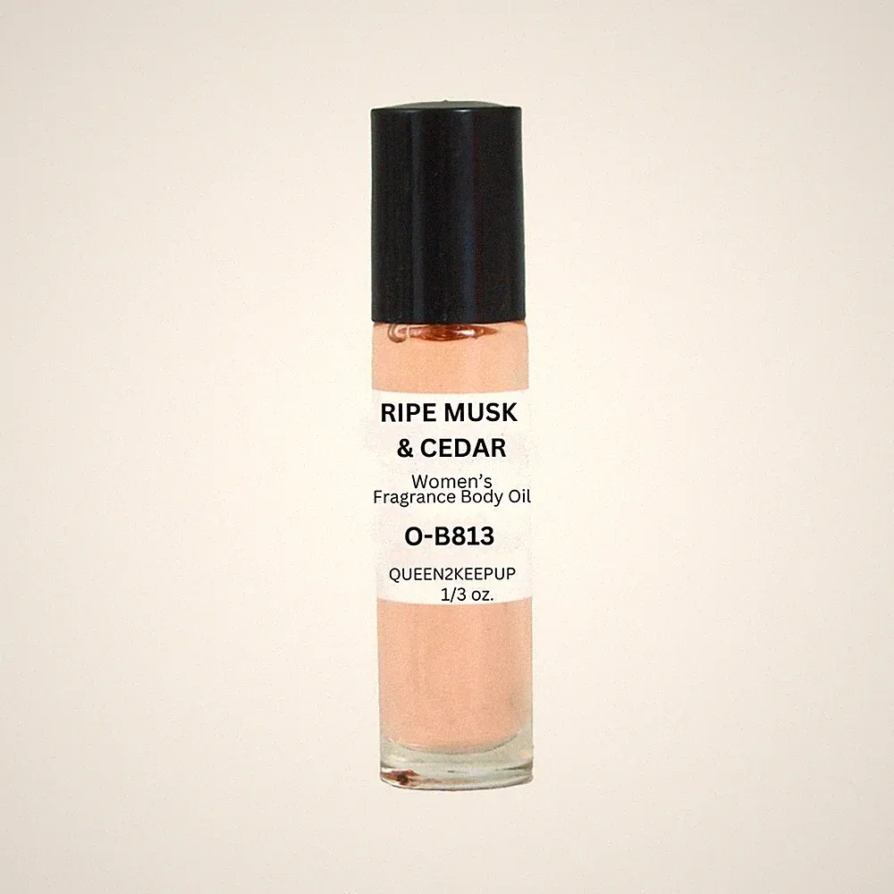 Ripe Musk & Cedar (Women) Body Oil 10 ml Fragrance Natural Scent 1/3 oz Roll-On