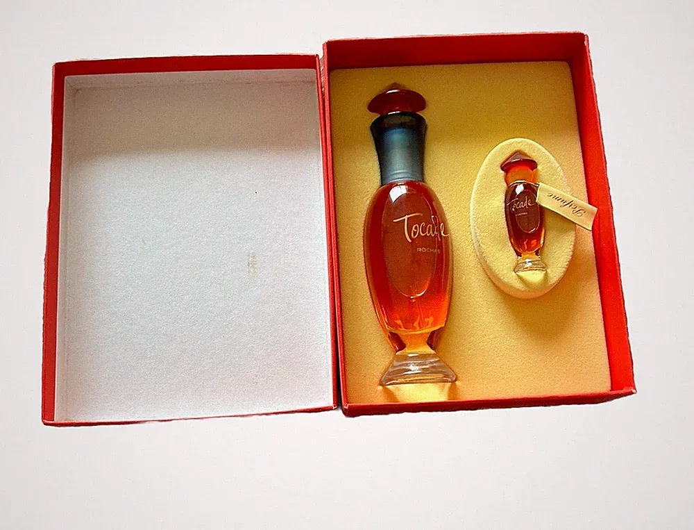 Rochas Tocade Parfum and Eau De Toilette Vintage Gift Set NIB 1.7 and .1 FL OZ